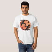 T-shirt Conception graphique Tribale Scorpion (Devant entier)