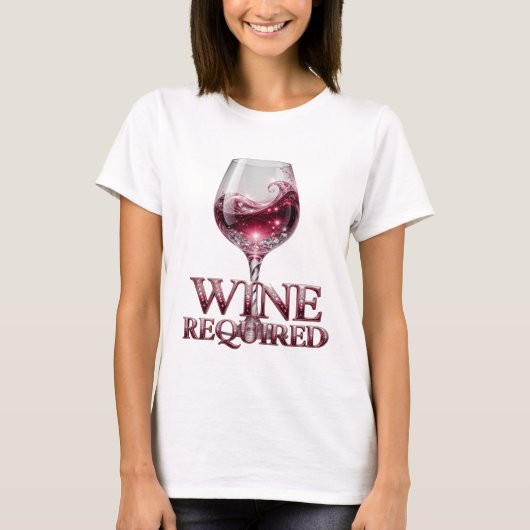 T-shirt Conception graphique VIN ARGENTÉ OBLIGATOIRE (Devant)