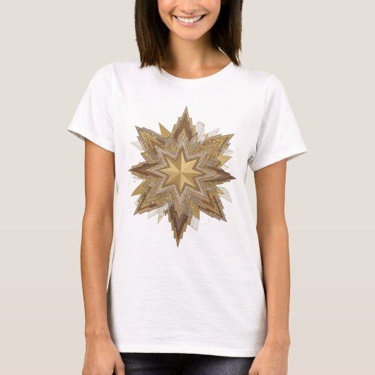 T-shirt Conception Gris ÉTOILE DE BETHLÉEM déclaration (Devant)