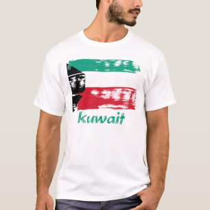 T-shirt Conception grunge koweitienne de drapeau