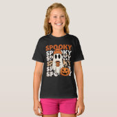 T-shirt Conception Halloween éffrayante (Devant entier)