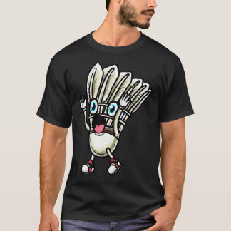 T-shirt Conception Hommes Femmes Joueur De Volant De Badmi