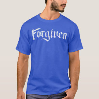 T-shirt Conception Inspirante Chrétienne Pardonnée pour Ho