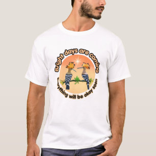 T-shirt Conception Inspirante de l'Oiseau Huppe Fasciée Jo