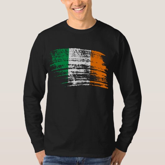 T-shirt Conception irlandaise fraîche de drapeau (Devant)