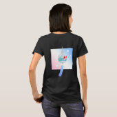 T-shirt Conception japonaise "cloche de kanji de vent " (Dos entier)