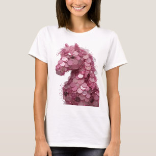 T-shirt Conception LICORNE Rose ludique