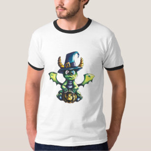 T-shirt Conception magique du dragon d'Halloween