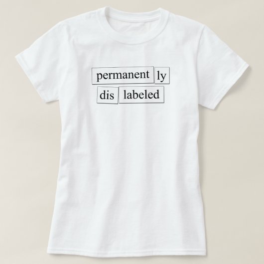 T-shirt conception magnétique permanente (Design devant)