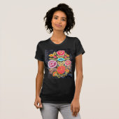 T-shirt Conception mexicaine de broderie (Devant entier)