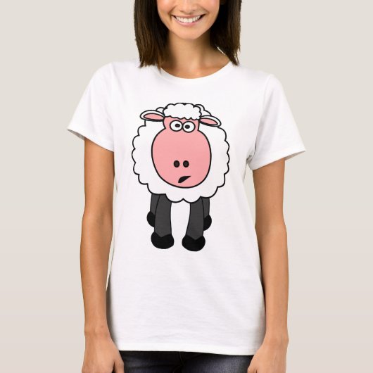 T-shirt Conception mignonne de moutons (Devant)