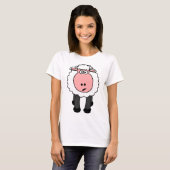 T-shirt Conception mignonne de moutons (Devant entier)
