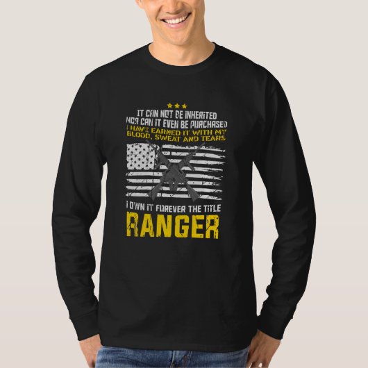 T-shirt Conception militaire des Rangers (Devant)