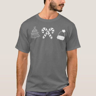 T-shirt Conception minimale de Noël