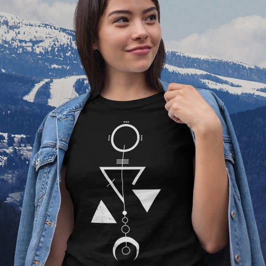 T-shirt Conception minimale de tatouage