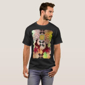 T-shirt Conception moche de rennes de Noël (Devant entier)