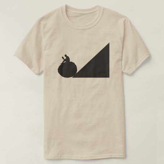 T-shirt Conception moderne amusante avec message intellige (Design devant)