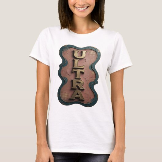 T-shirt Conception Moderne Crisp Gold ULTRA (Devant)