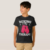 T-shirt Conception Motivationnelle De Boxe Pour Les Combat (Devant entier)