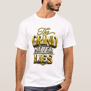T-shirt Conception motivationnelle en or de La Meule Ne Me
