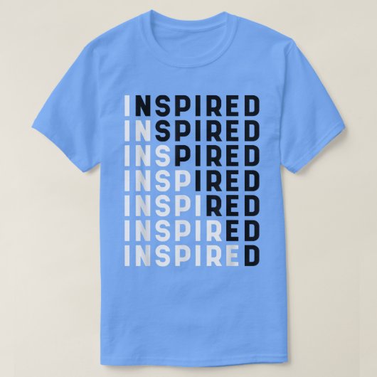T-shirt conception motivationnelle inspirée de la motivati (Design devant)