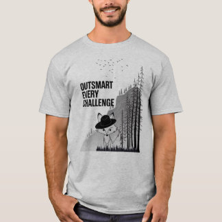 T-shirt Conception Motivative Clever Fox