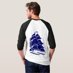 T-shirt Conception nautique d'ancre de voilier capitaine