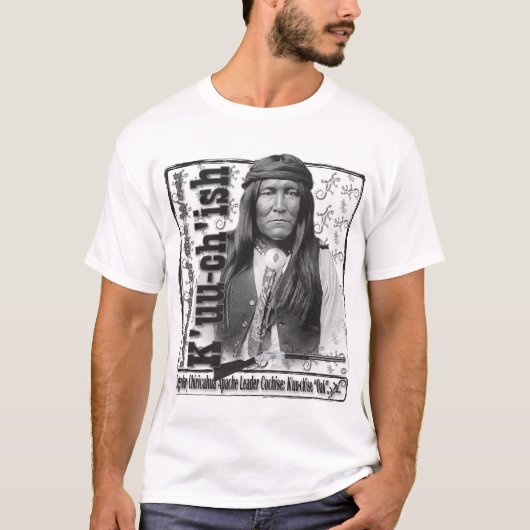 T-shirt Conception nommée indienne de Cochise Chiricahua (Devant)