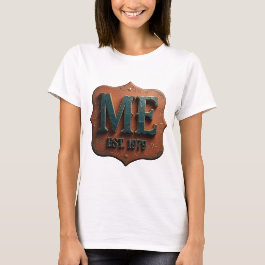 T-shirt Conception Or Dièse ME EST 1979 (Devant)