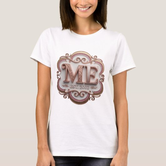 T-shirt Conception Or Tendance ME EST 2002 (Devant)