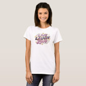 T-shirt Conception originale 2D LIVE LAUGH LOVE ludique (Devant entier)