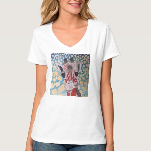 T-shirt Conception originale de girafe (Devant)