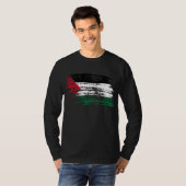T-shirt Conception palestinienne fraîche de drapeau (Devant entier)
