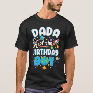 T-shirt Conception Papa De L'astronaute Garçon Fête Famill