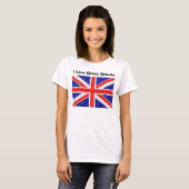 T-shirt Conception personnalisée de l'indicateur Union Jac (Devant entier)