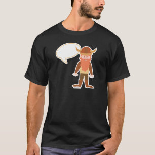 T-shirt Conception personnalisée de personnage de dessin a