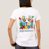 T-shirt Conception PNG d'acceptation de l'autisme, Puzzle (Dos)