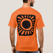 T-shirt Conception pop en orange (Dos)