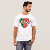 T-shirt Conception portugaise de bouclier (Devant entier)