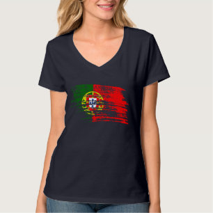 T-shirt Conception portugaise fraîche de drapeau