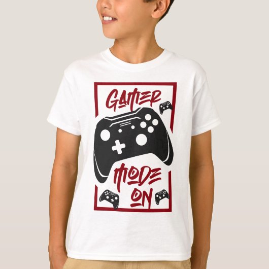 T-Shirt Conception Pour Enfants Jeux T-Shrits (Devant)