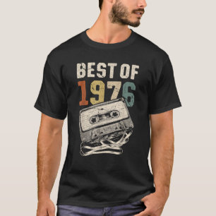 T-shirt Conception Pour Né en 1976 1976 Cadeau Anniversair