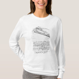 T-shirt Conception pour une machine de vol