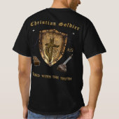 T-shirt conception recto verso du verset d'ISAÏE (Dos)