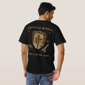T-shirt conception recto verso du verset d'ISAÏE (Dos entier)