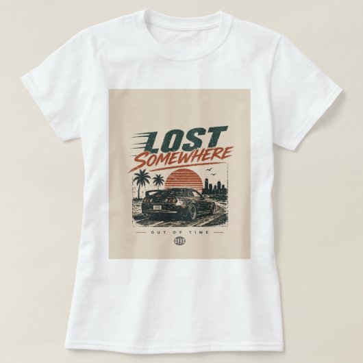 T-shirt conception rétro (Design devant)