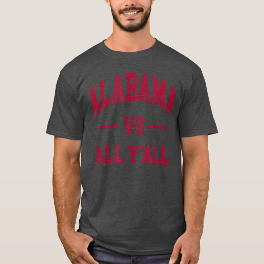 T-shirt Conception Rétro Classique de l'Alabama (Devant)