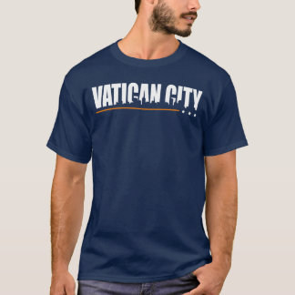 T-shirt Conception rétro de la Cité du Vatican urbain