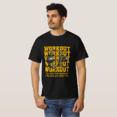 T-shirt Conception rétro de remise en forme (Devant entier)