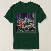T-shirt Conception rétro du circuit automobile Flemington (Design devant)